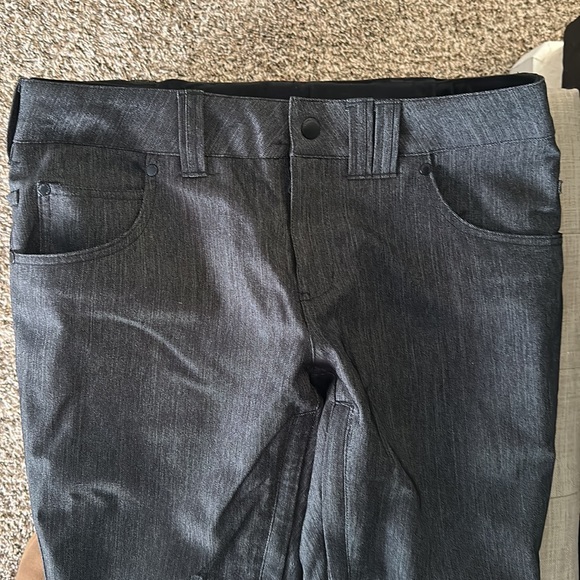 Empyre Black Denim Snowboarding Ski Pants Women’s Sz M - Picture 2 of 11